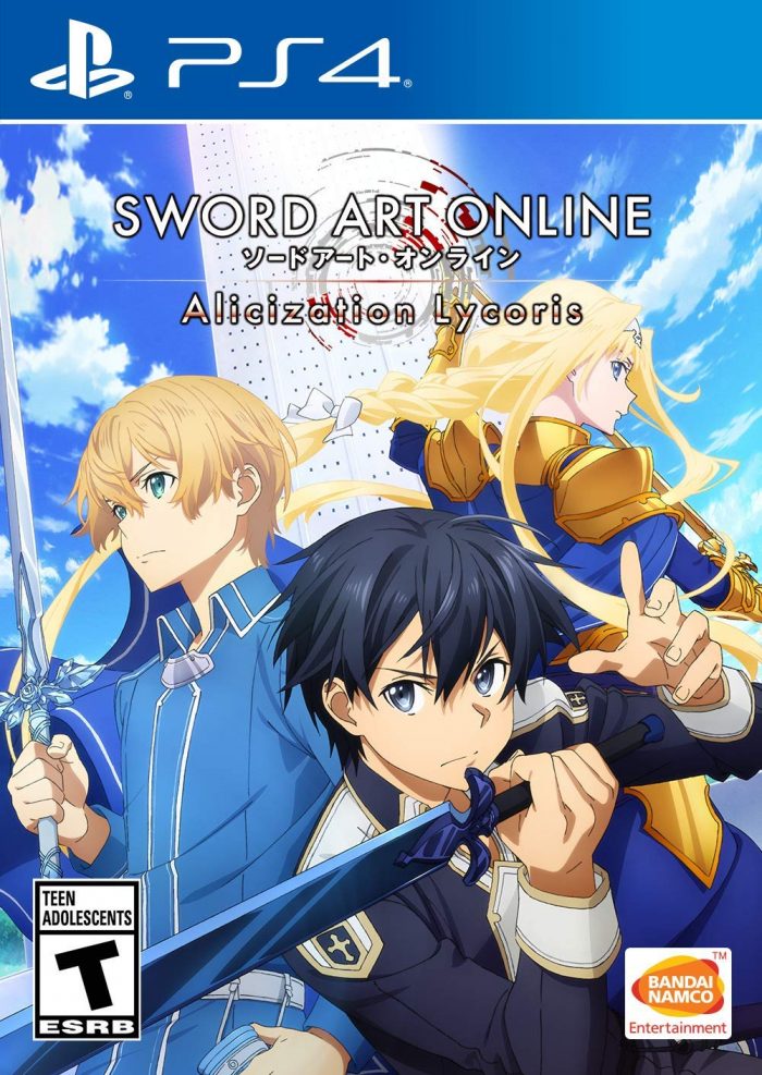 Sword Art Online Alicization Lycoris Cover Art US PS4
