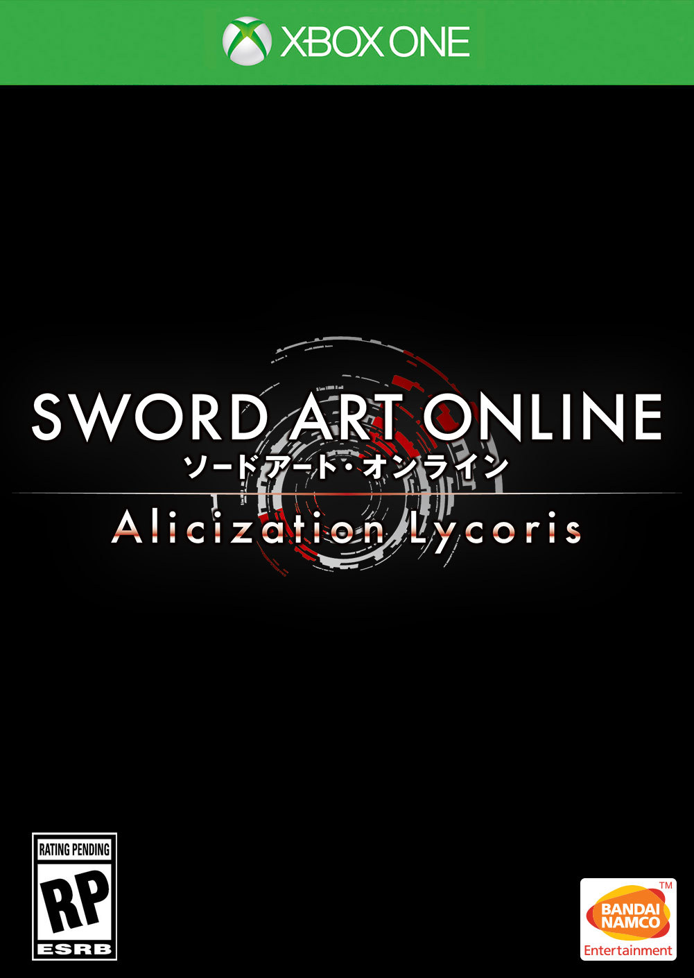 Sword Art Online Alicization Lycoris Cover Art US XB1 Preliminary