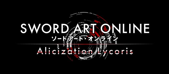 Sword Art Online Alicization Lycoris Logo on Black