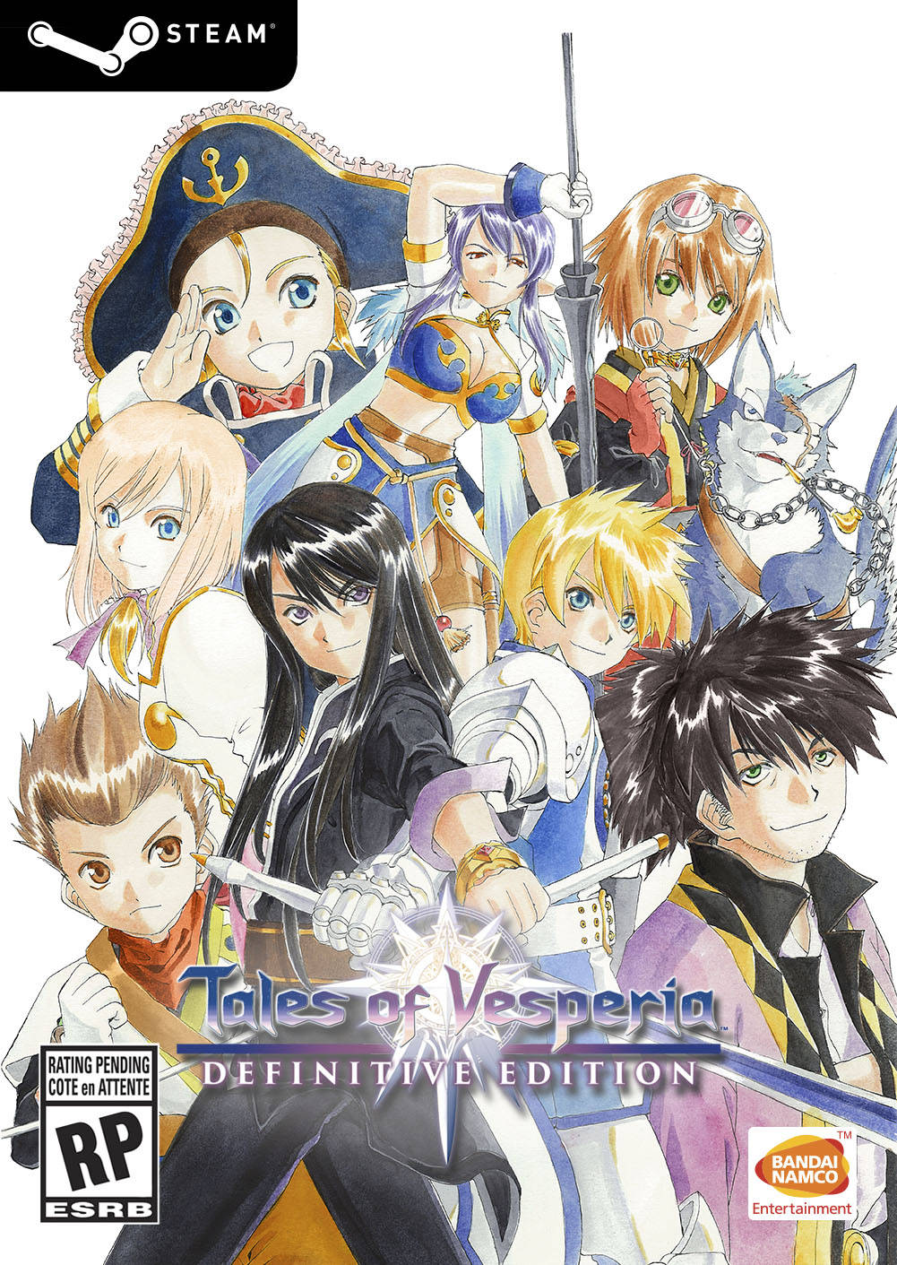 Tales of Vesperia Definitive Edition Cover Art (Steam)