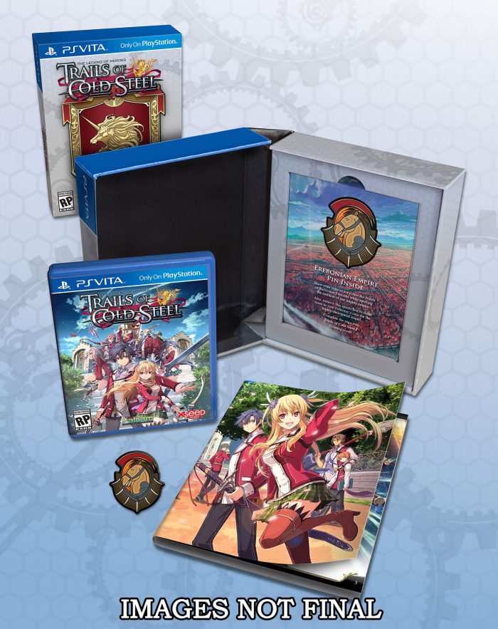 The Legend of Heroes Trails of Cold Steel Cover Art US PS Vita Limited Edition