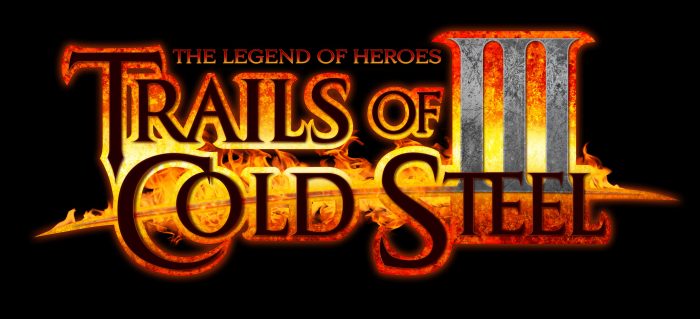 The Legend of Heroes Trails of Cold Steel III Logo US Black