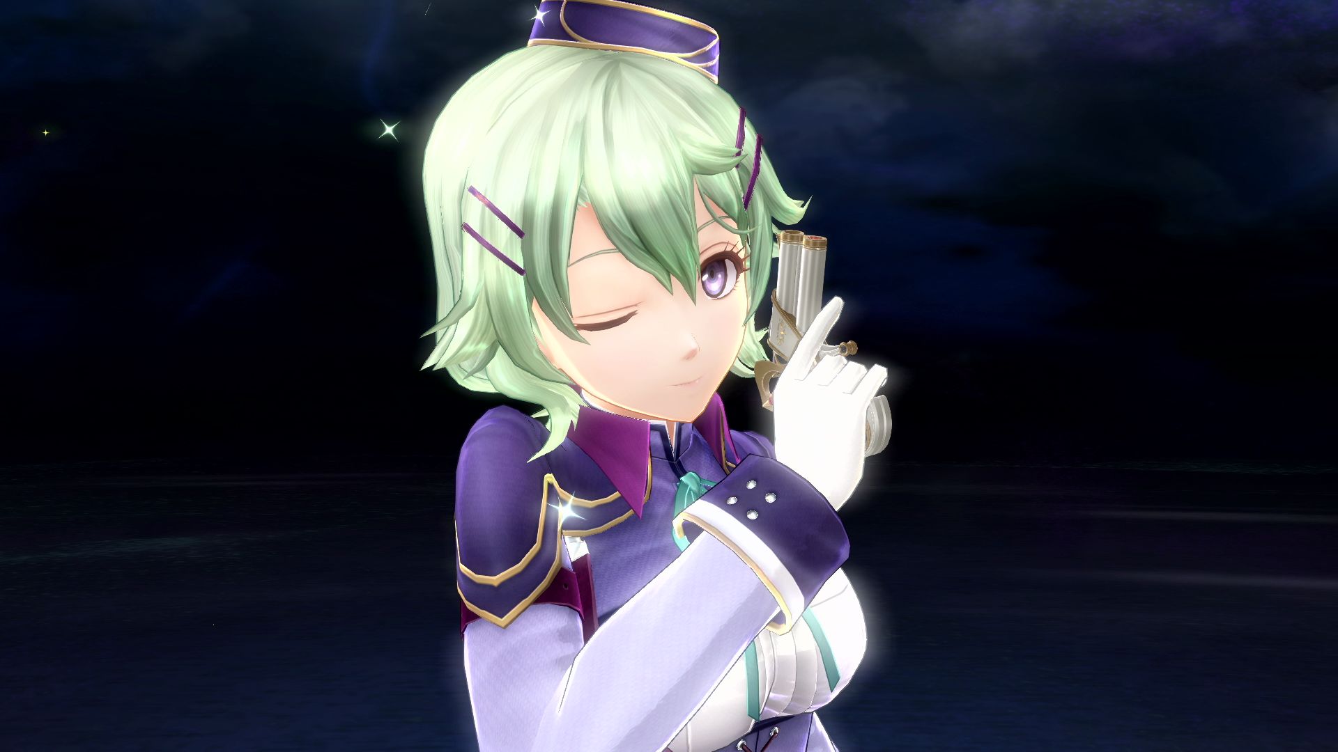 A knowing wink from Musse Egret in Trails of Cold Steel IV.