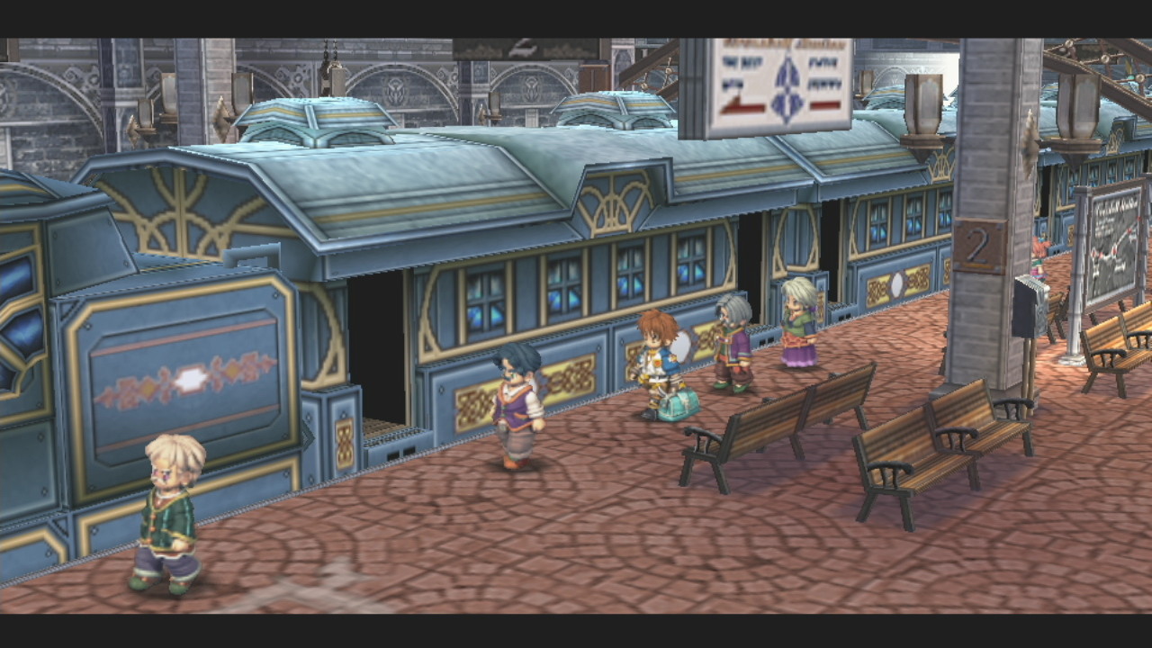 The trainyard in Zero no Kiseki.