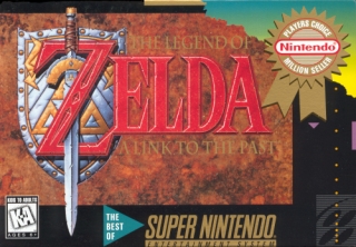The Legend of Zelda A Link to the Past Cover Artwork SNES US 1