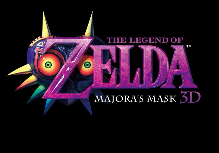 The Legend of Zelda Majoras Mask 3D Logo on Black