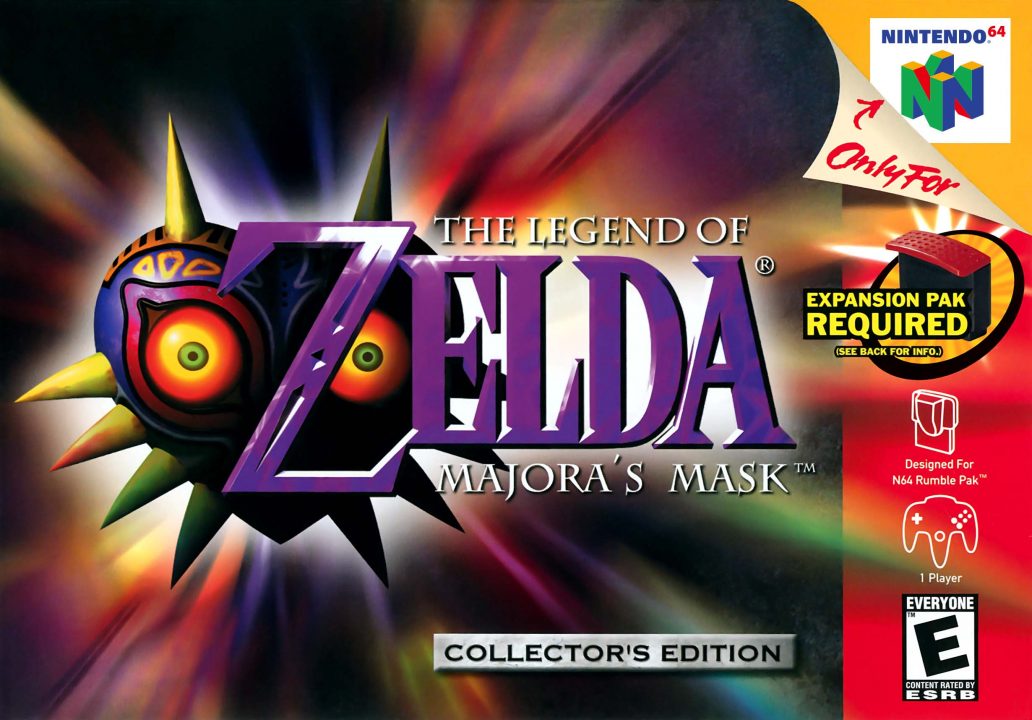 The Legend of Zelda Majoras Mask Cover Art US Front