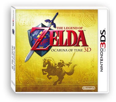 Inset for the Legend of Zelda: Ocarina of Time 3D Repro Print 