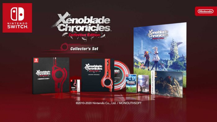 Xenoblade Chronicles Definitive Edition Cover Art EU Collectors Set