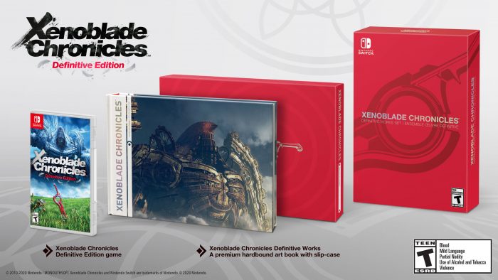 Xenoblade Chronicles Definitive Edition Cover Art US Definitive Works Set