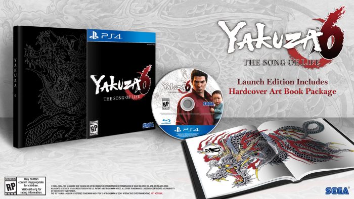 Yakuza 6 The Song of Life Cover Art US Launch Edition