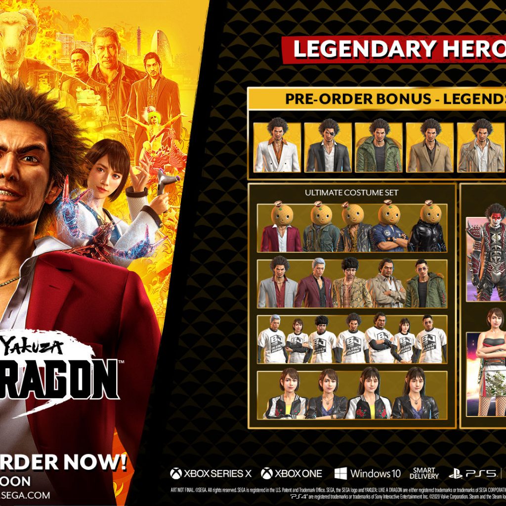 Yakuza Like A Dragon Cover Art Legendary Hero Edition
