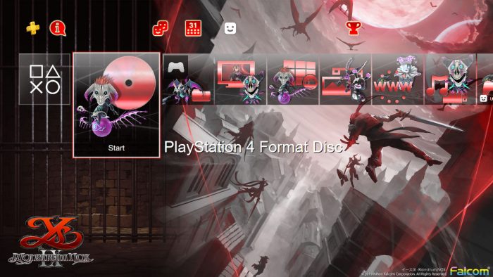 Ys IX Monstrum Nox PS4 Theme 001