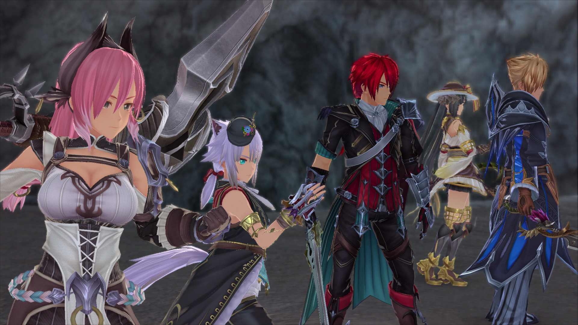 The Cast of Ys IX: Monstrum Nox Strikes A Pose In This Screenshot