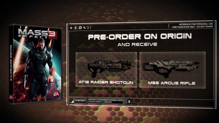 Pre-Order Bonus - Origin (PC)