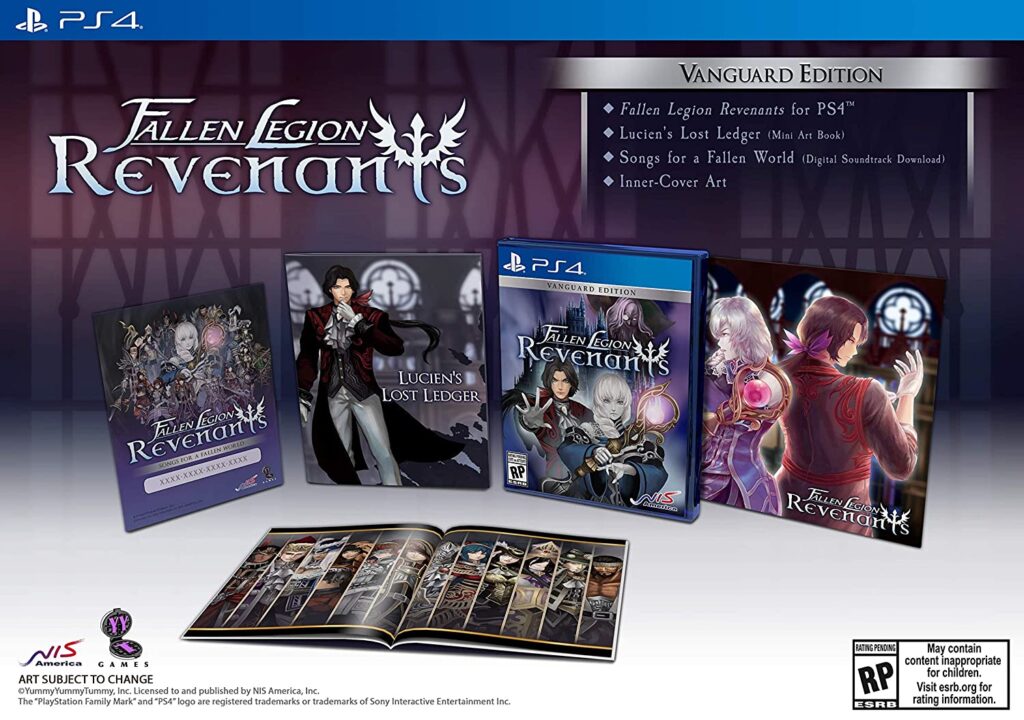 Fallen Legion Revenants Packaging PS4 Vanguard Edition