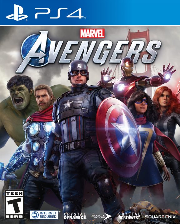 Marvels Avengers Cover Art PS4