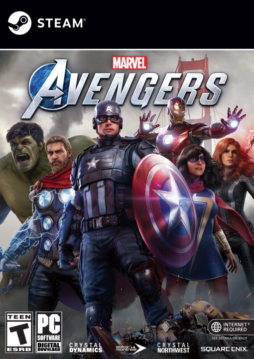 Marvels Avengers Cover Art Steam