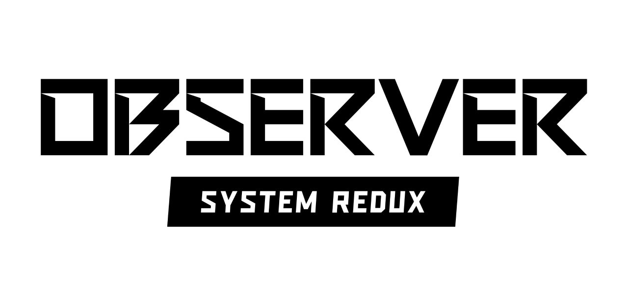 Observer System Redux Logo Black