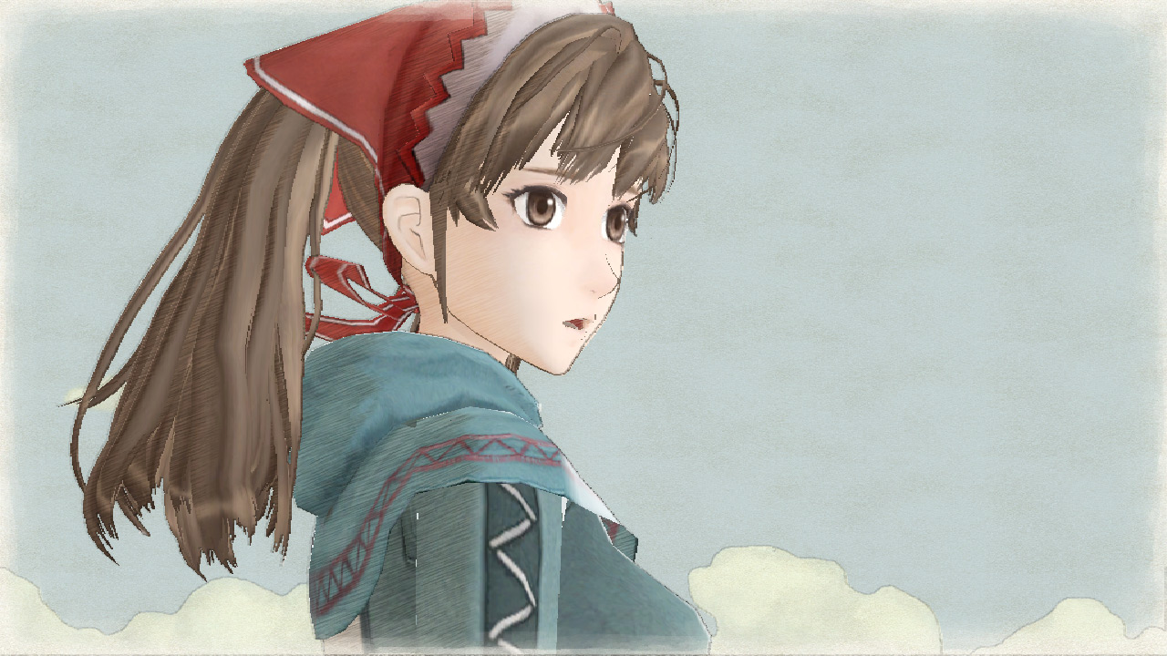 A screenshot of Alicia in Valkyria Chronicles