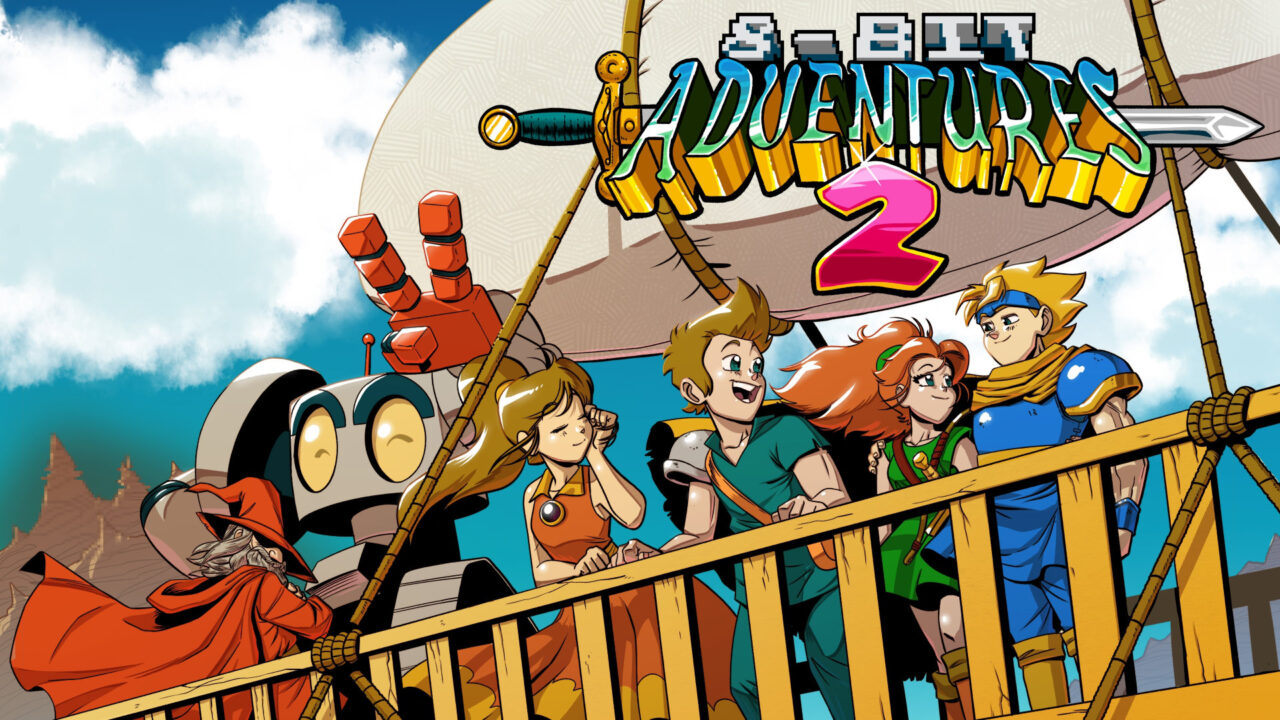8 Bit Adventures 2 Artwork 11 Promo Art With Logo