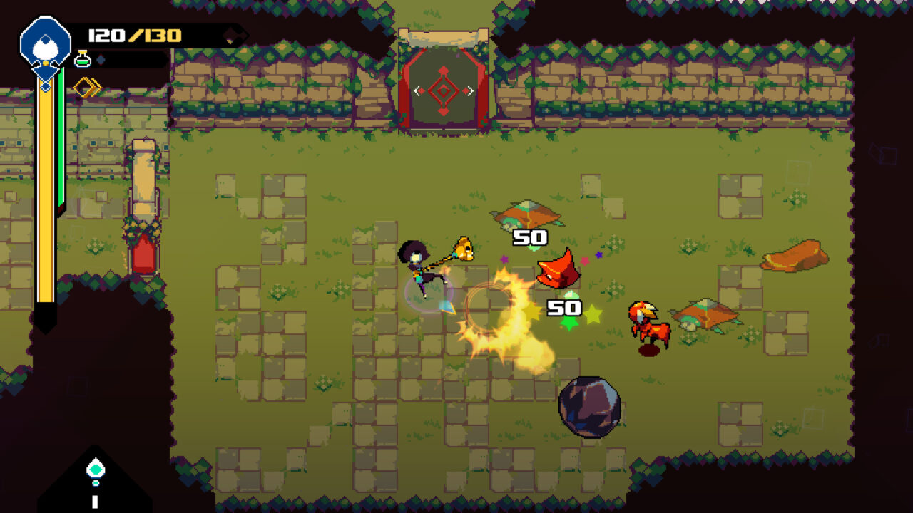 The Bellwielder battling several enemies in Anuchard.
