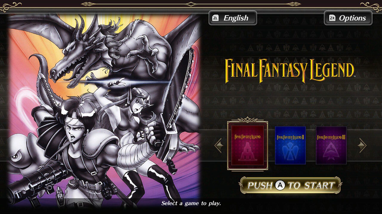 Collection of SaGa Final Fantasy Legend Screenshot 03 FFL1 Start