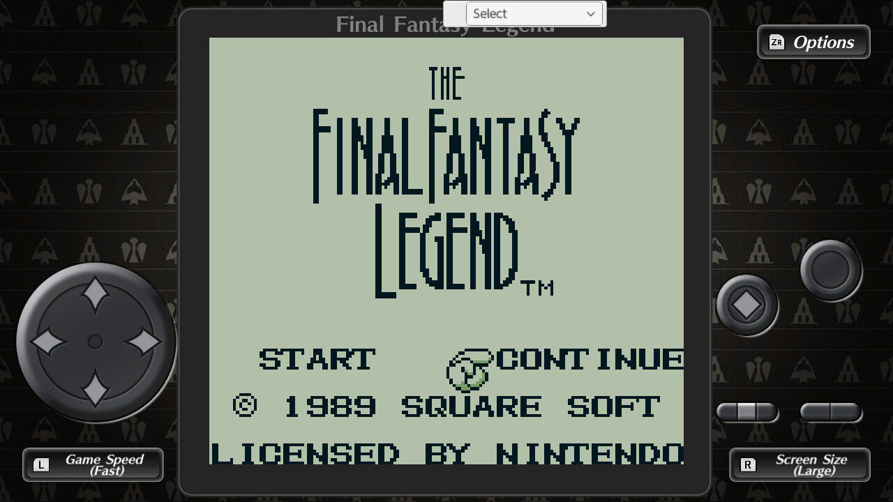 Collection of SaGa Final Fantasy Legend Screenshot 04 FFL1 Title