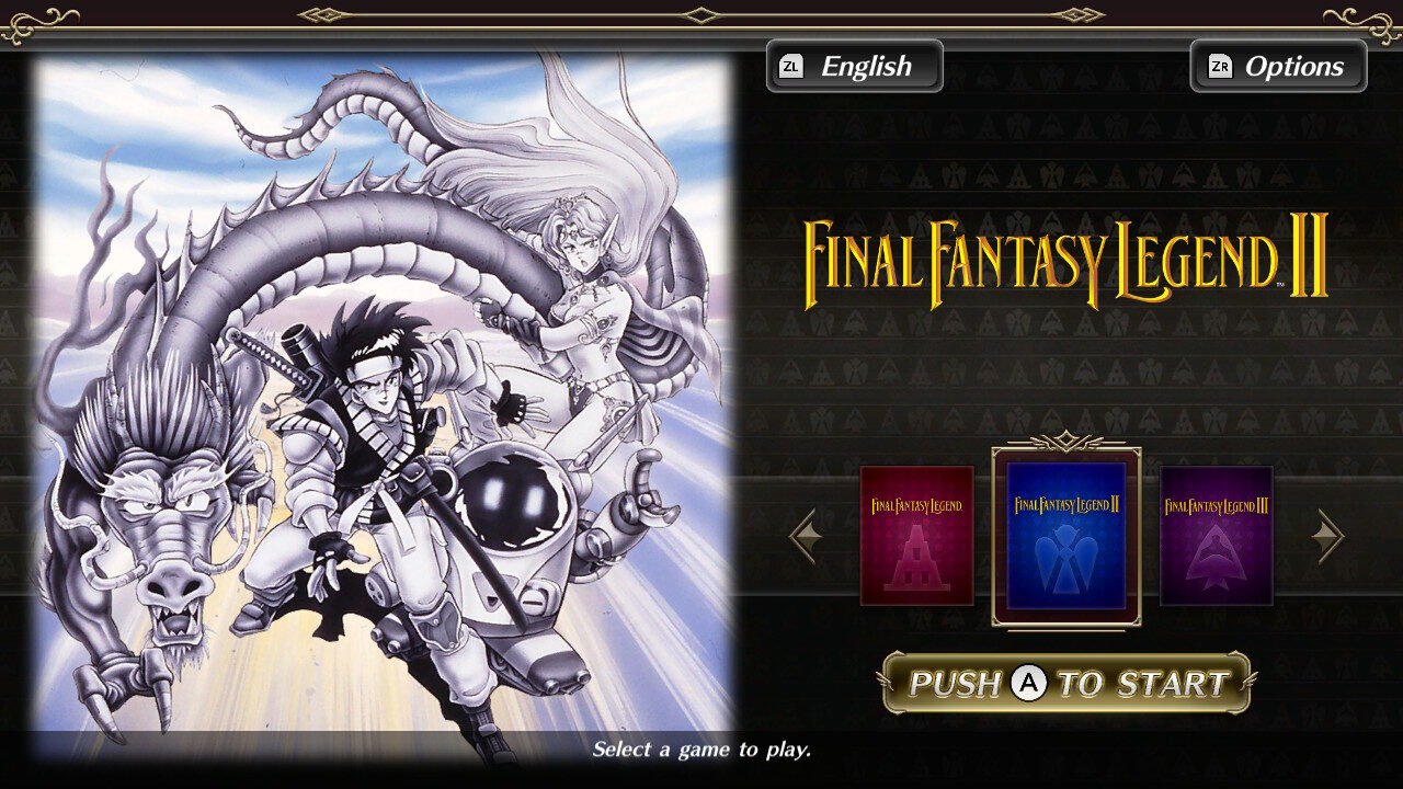 Collection of SaGa Final Fantasy Legend Screenshot 06 FFLII Start