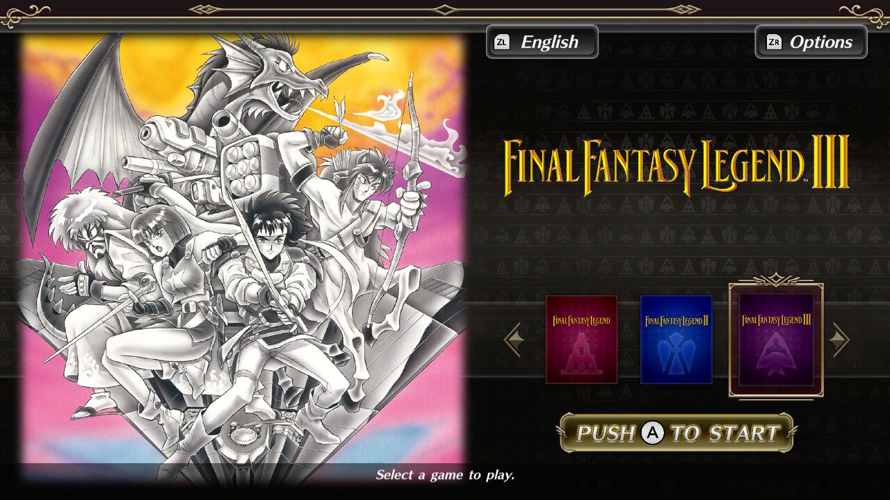 Collection of SaGa Final Fantasy Legend Screenshot 10 FFLIII Start