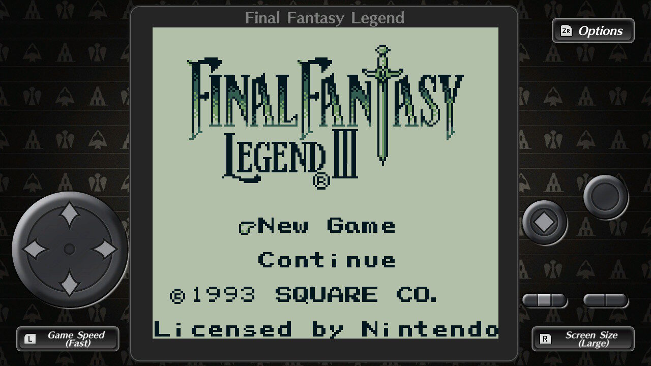 Collection of SaGa Final Fantasy Legend Screenshot 11 FFLIII Title