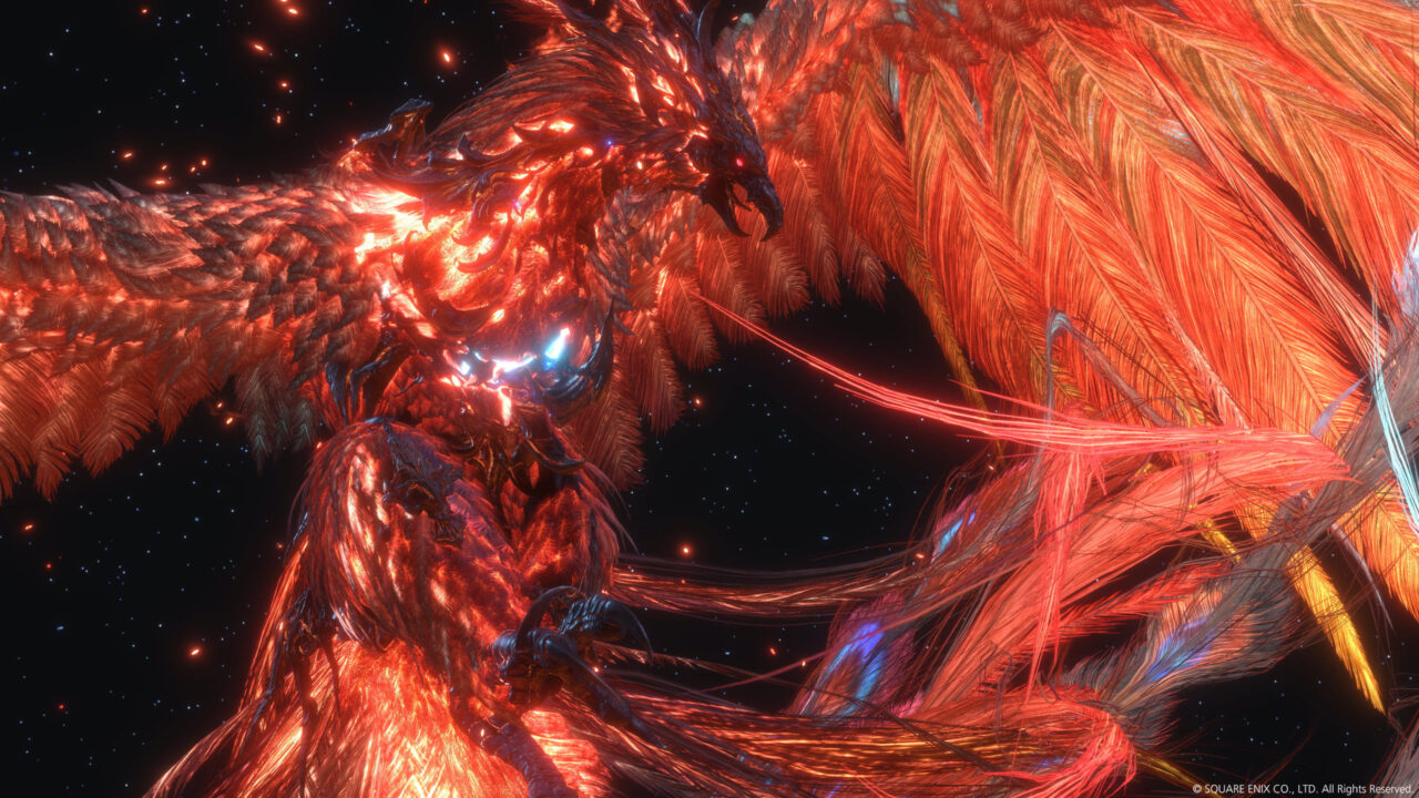 Phoenix from the Final Fantasy XVI trailer