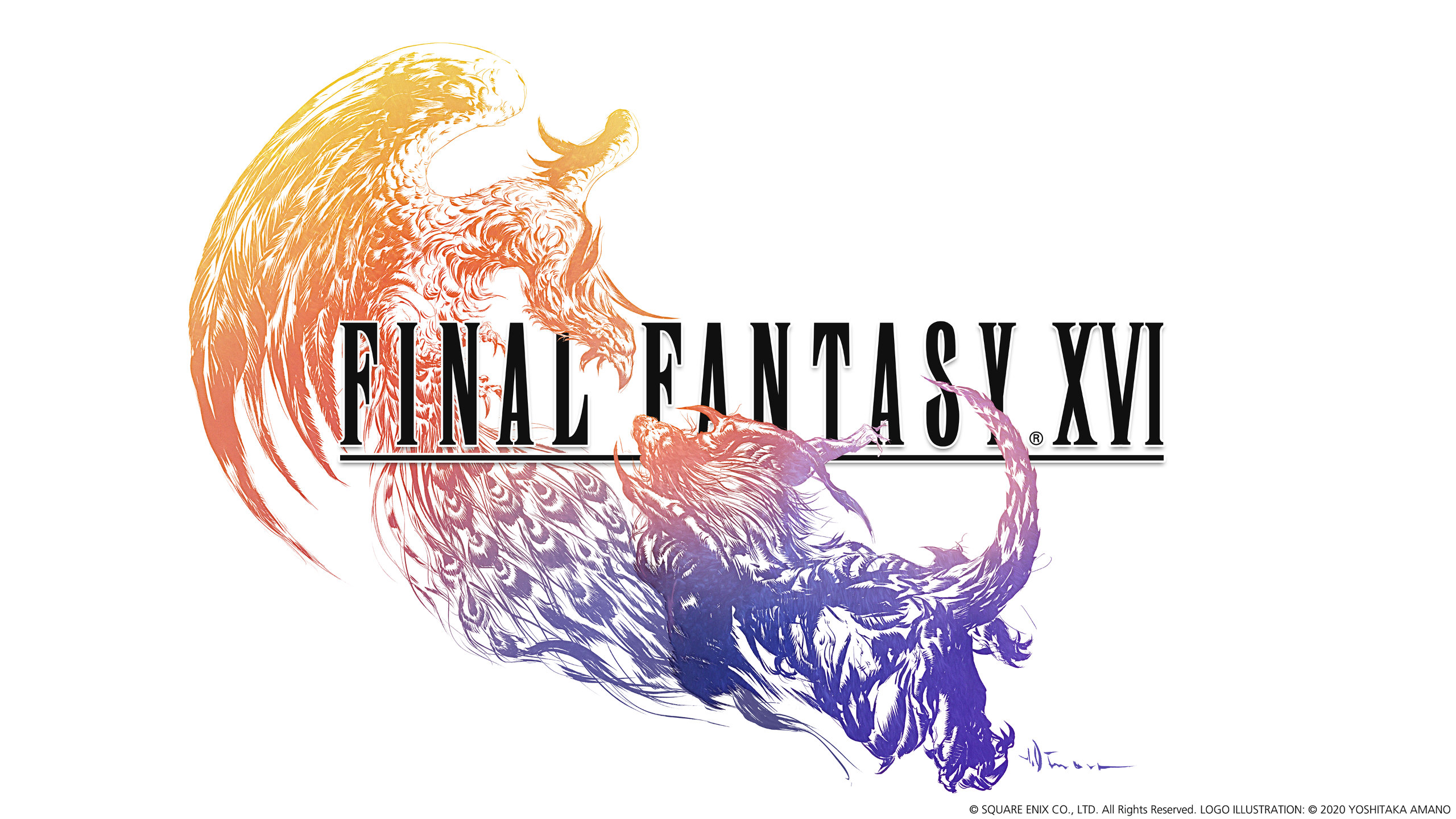 Final Fantasy XVI Logo (White)