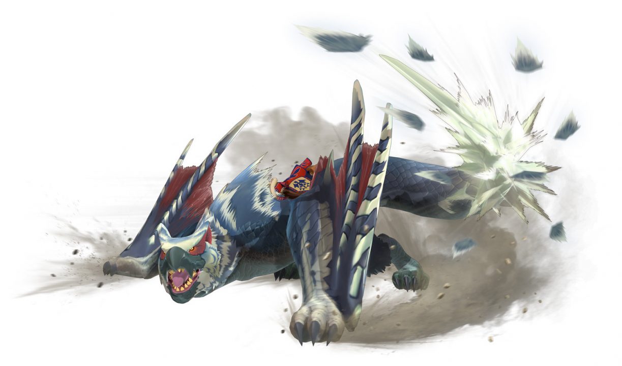 Monster Hunter Stories 2 Wings of Ruin Artwork 071 Silverwind Nargacuga
