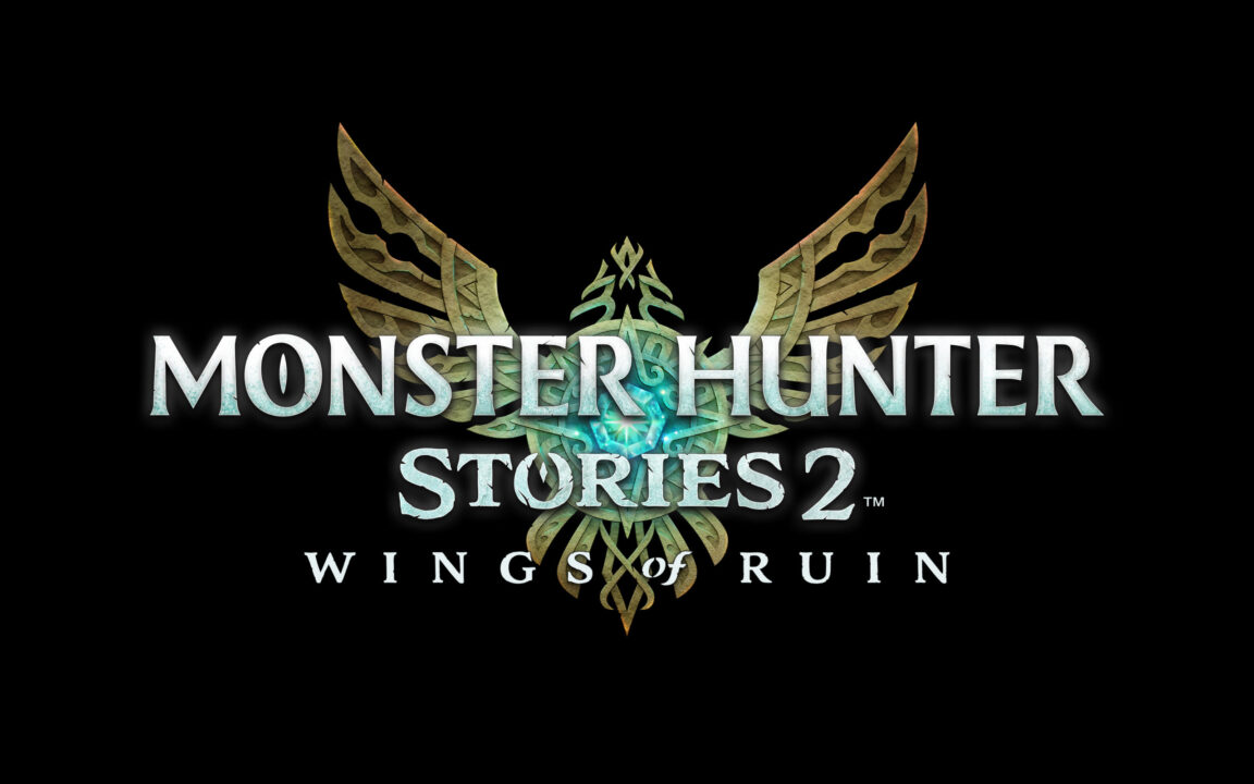 Monster Hunter Stories 2 Wings of Ruin Logo on Black
