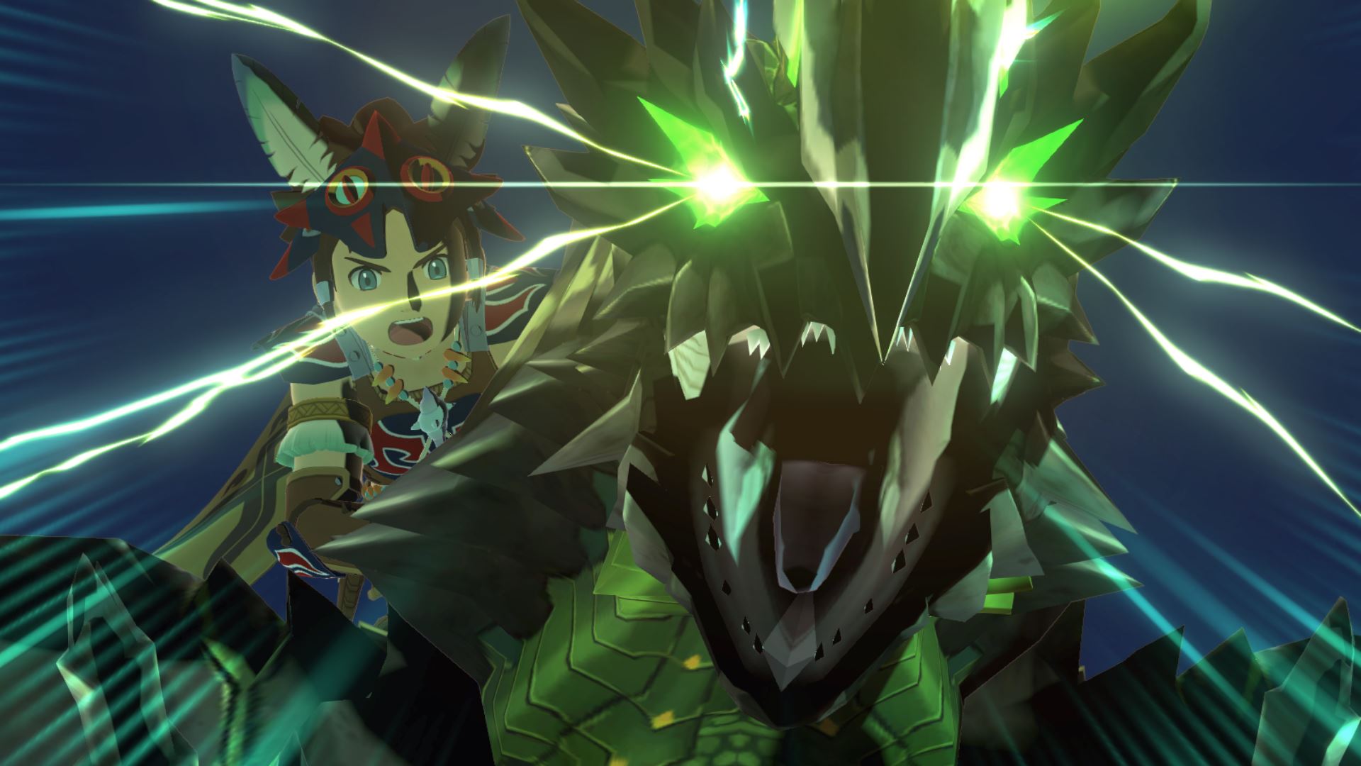 Riders take to battle on their favorite Monsties in Monster Hunter Stories 2: Wings of Ruin.