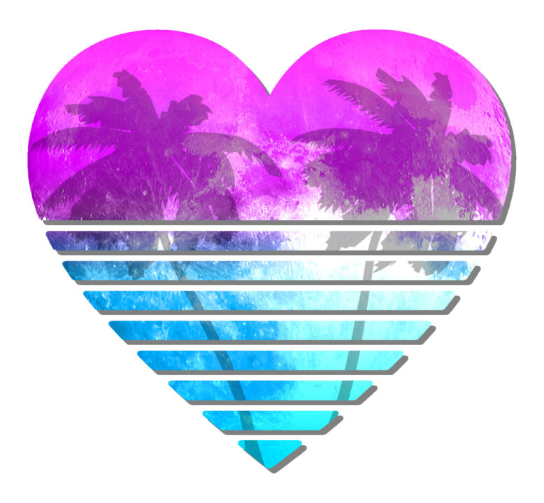 Paradise Killer Logo Heart