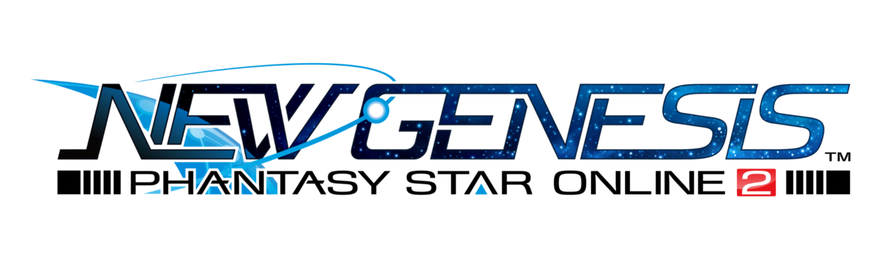 Phantasy Star Online 2 New Genesis Logo For Light BGs