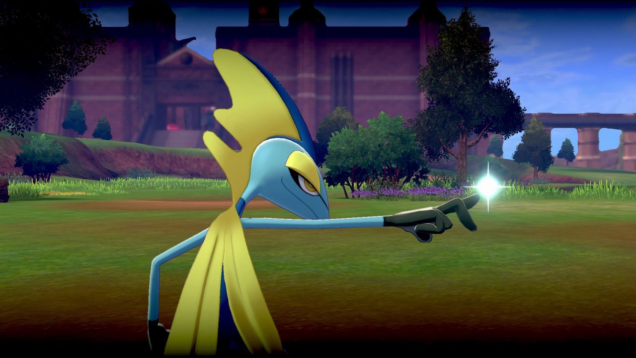 Inteleon fires a nice shot in Pokémon Sword & Shield.