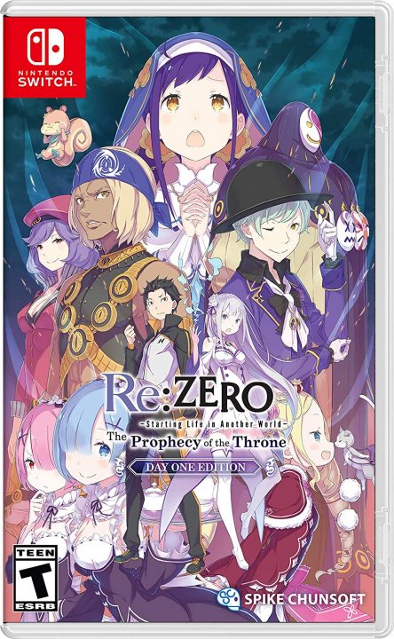 ReZERO Starting Life in Another World The Prophecy of the Throne Cover Art Switch