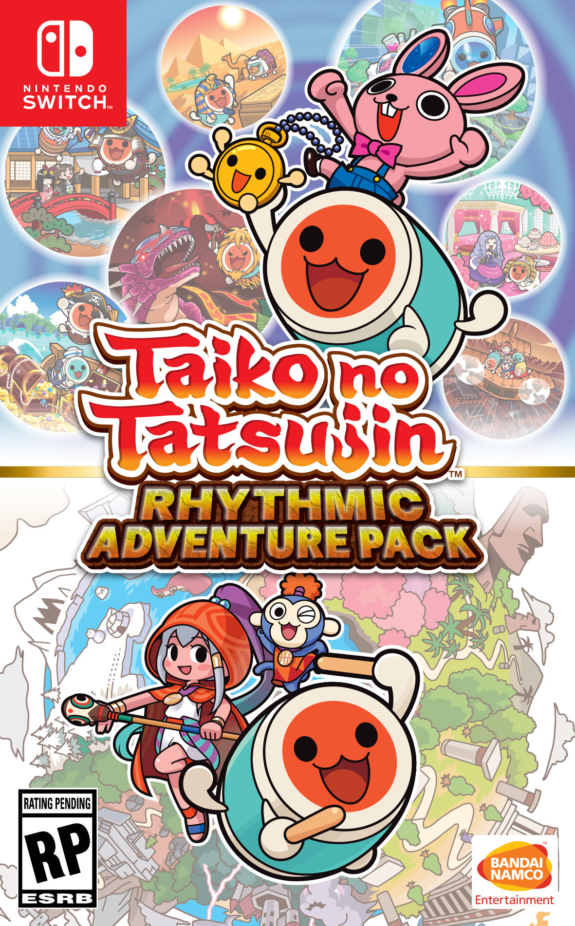 Taiko no Tatsujin Rhythmic Adventure Pack Cover Art US