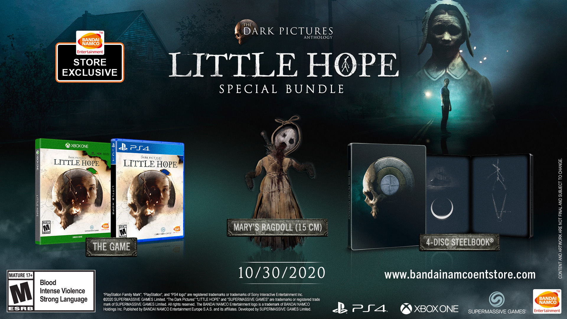 The Dark Pictures Anthology Little Hope Cover Art Special Bundle