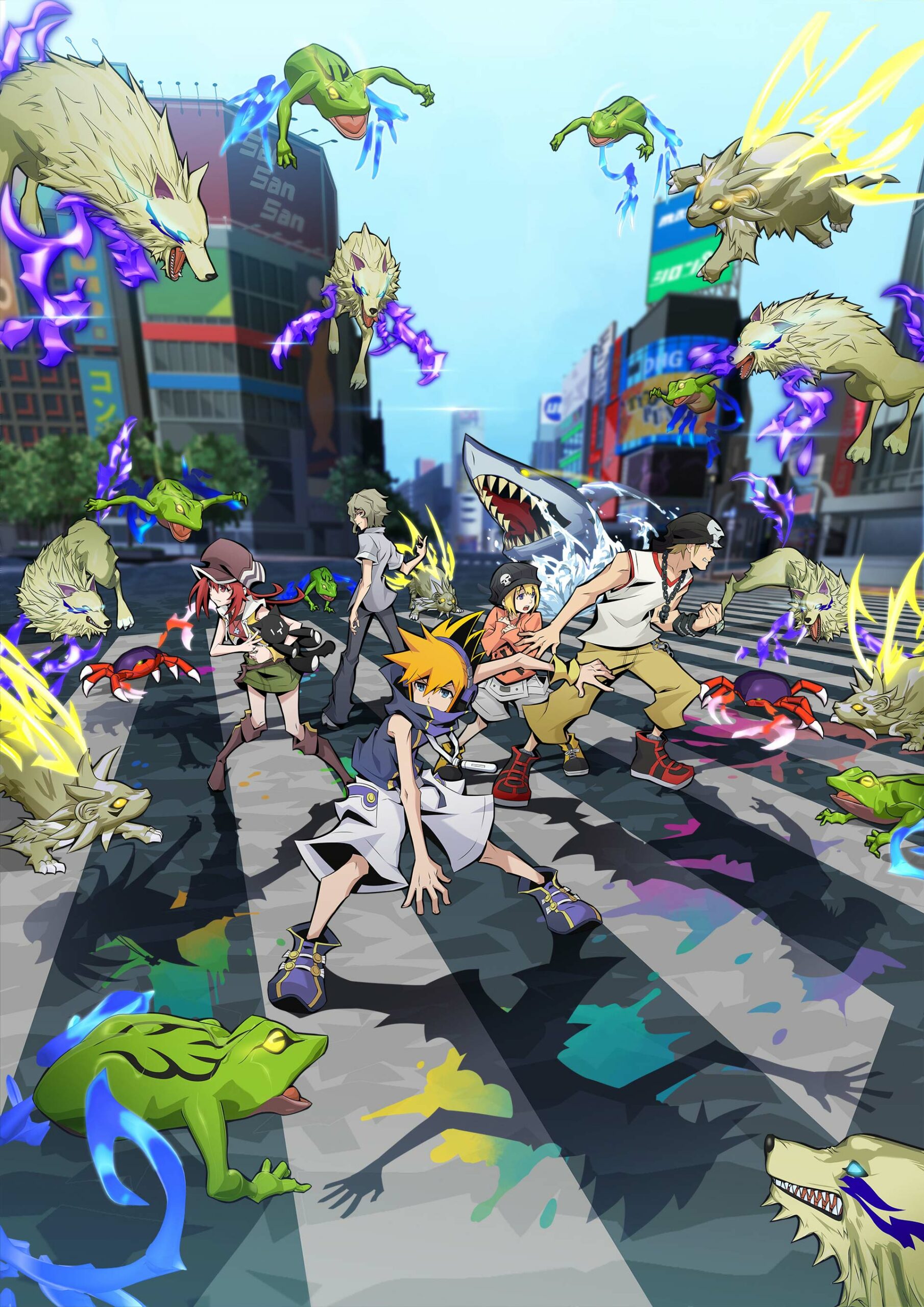 The World Ends With You Anime Key Art Visual
