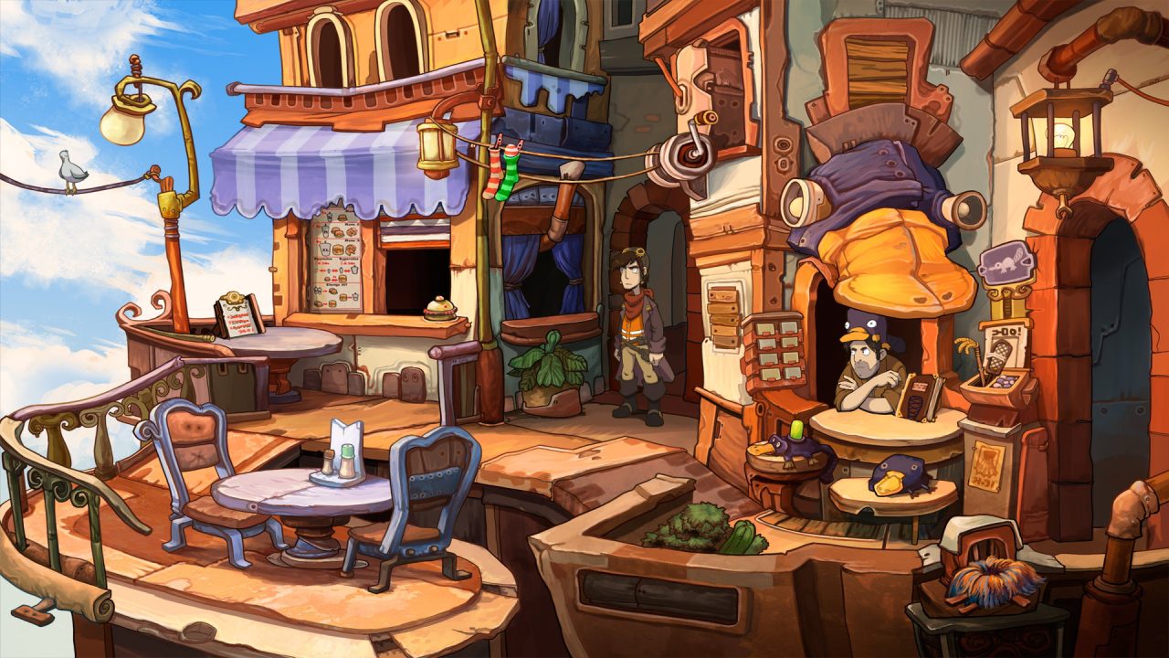 Chgaos on Deponia Scene