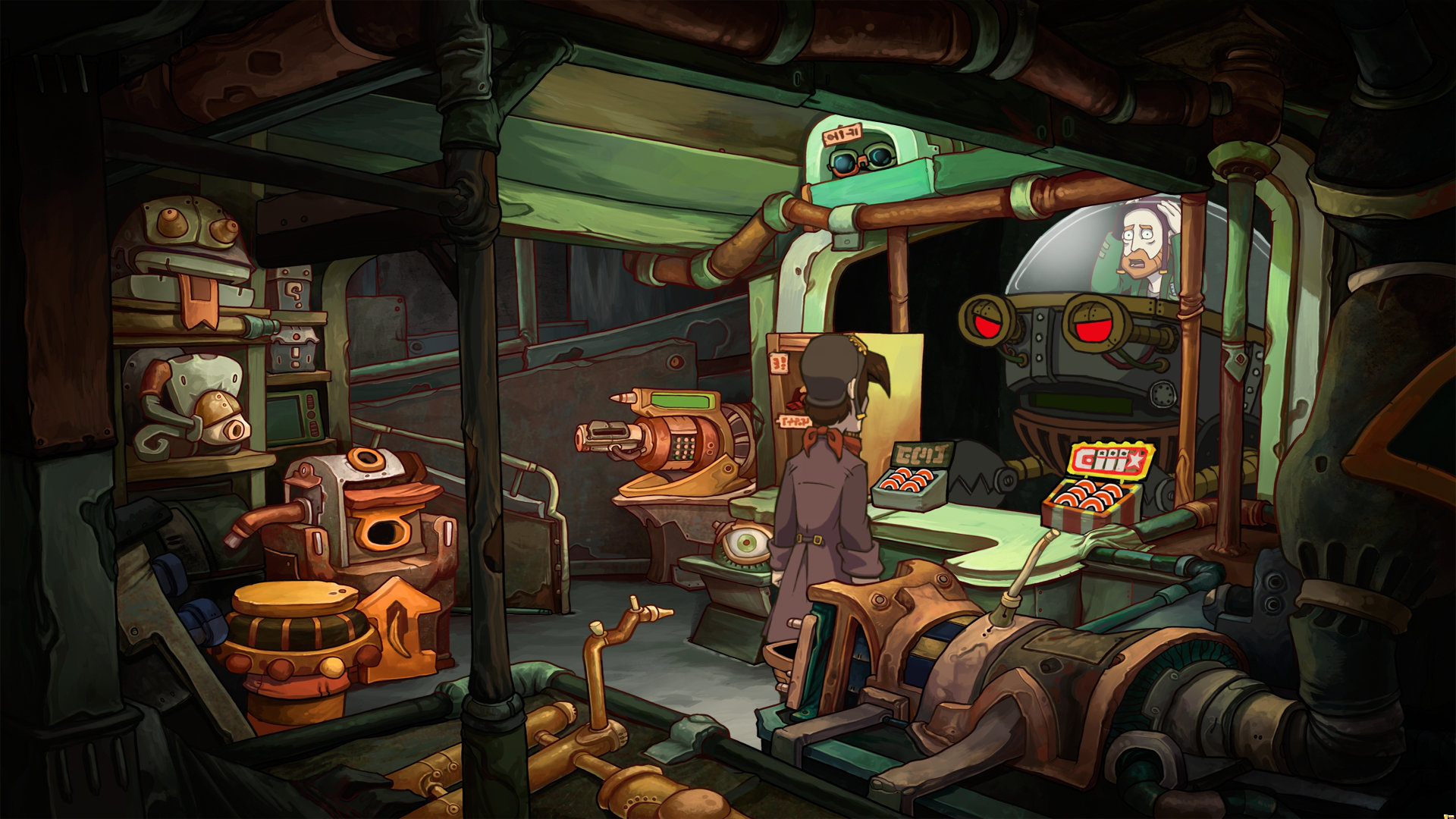 Игра один квест. Chaos on Deponia (ps4). Депония 2: взрывное приключение. Deponia 2 Chaos on Deponia. Chaos on Deponia Daedalic Entertainment.