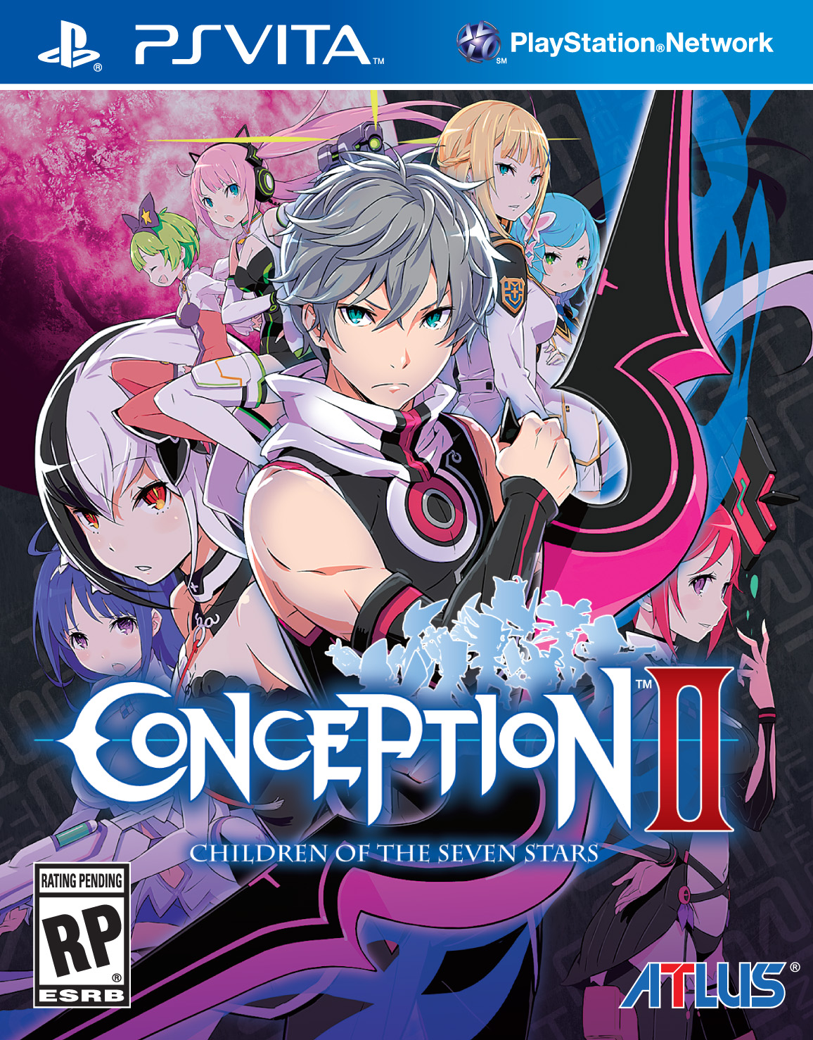 Conception II Children of the Seven Stars Cover Art PS Vita