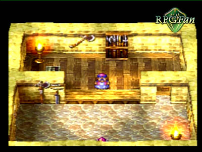 Torneko running a shop in Dragon Quest 4