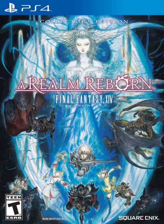 Final Fantasy XIV A Realm Reborn Cover Art (PS4, Collector&#039;s Edition)