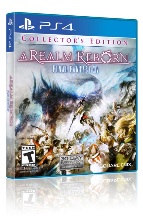 Final Fantasy XIV A Realm Reborn Cover Art (PS4, Collector&#039;s Edition)