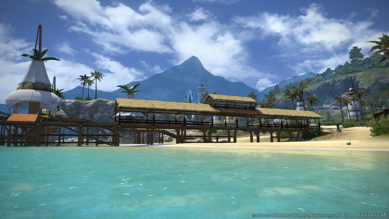 A screenshot of Costa del Sol in Final Fantasy XIV A Realm Reborn